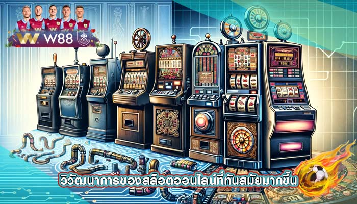 วิวัฒนาการของสล็อตออนไลน์ที่ทันสมัยมากขึ้น