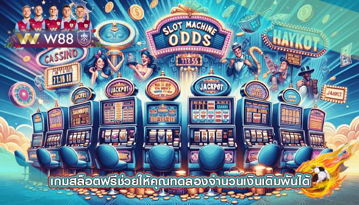 เกมสล็อตฟรีช่วยให้คุณทดลองจำนวนเงินเดิมพันได้