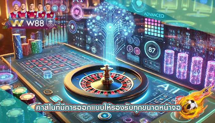 คาสิโนที่มีการออกแบบให้รองรับทุกขนาดหน้าจอ